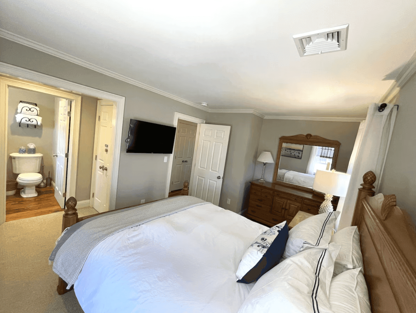 Bedroom with an ensuite bathroom